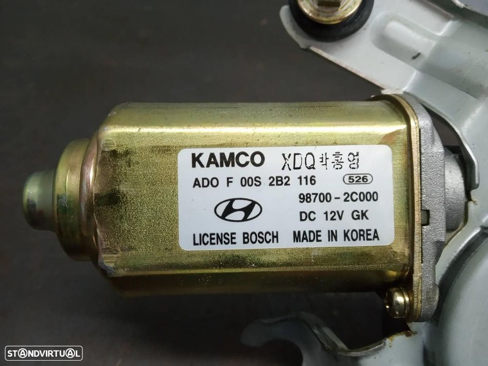 MOTOR LIMPA-VIDROS TRASEIRO HYUNDAI COUPE 2004 -AD0F00S2B2116 - 2