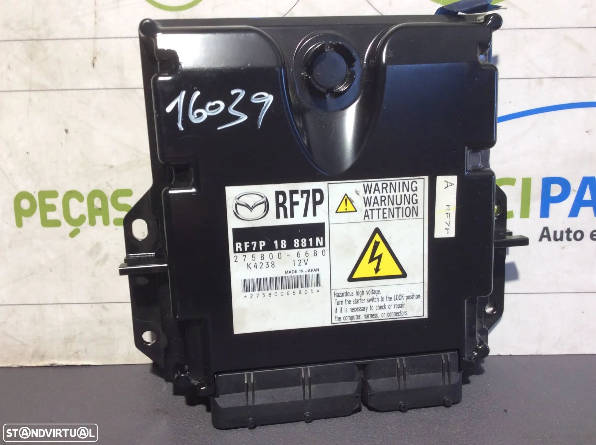 Centralina Motor Mazda 5 2.0 ano 2006  RF7P18881N   2758006680K4238 - 1