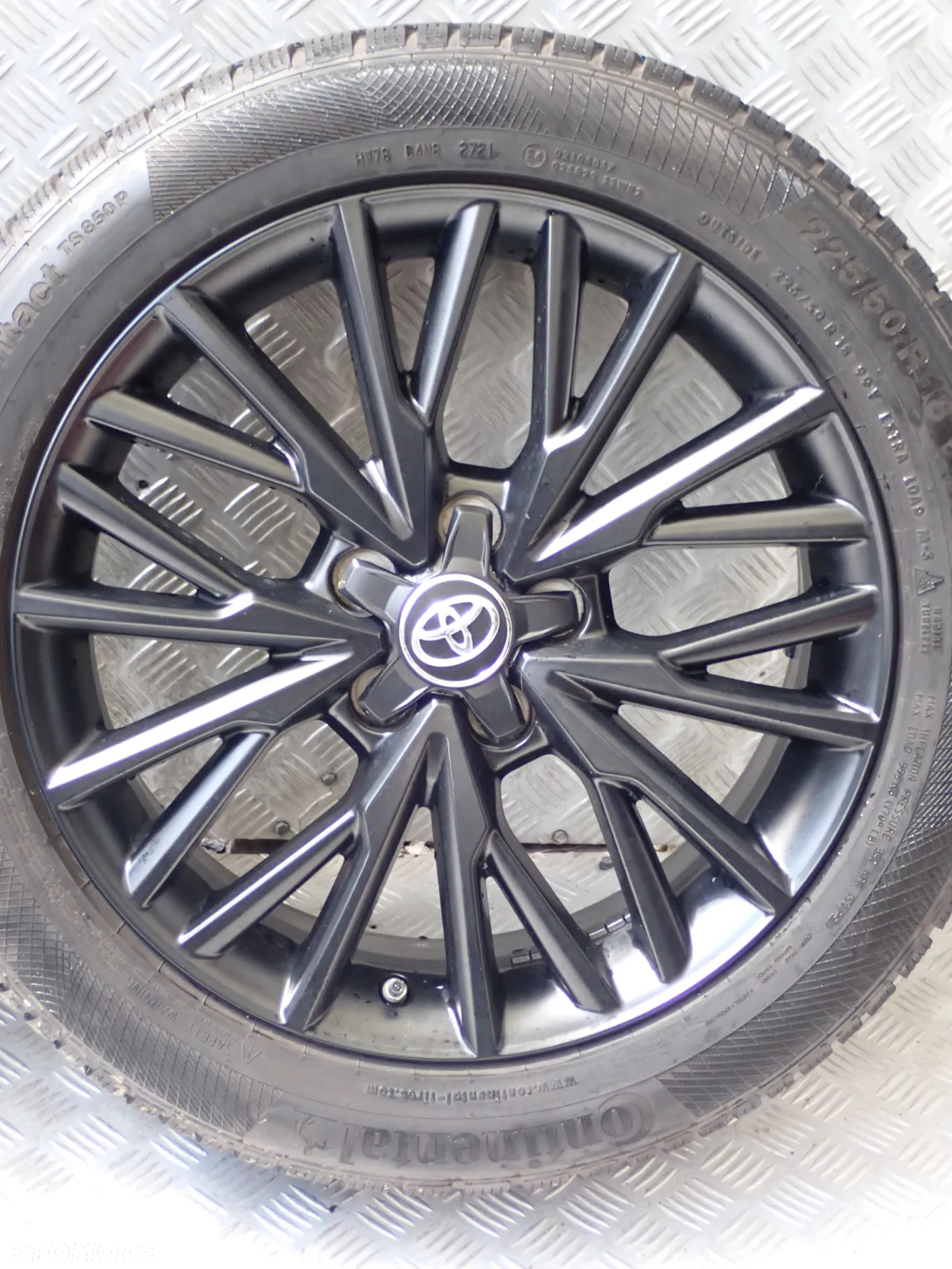 KOŁA FELGI ALUMINIOWE TOYOTA CHR  7JX18  ET 50  5X114,3  PW457-10004 Z OPONAMI ZIMA 225/50/18 XL  3700 ZŁ - 8