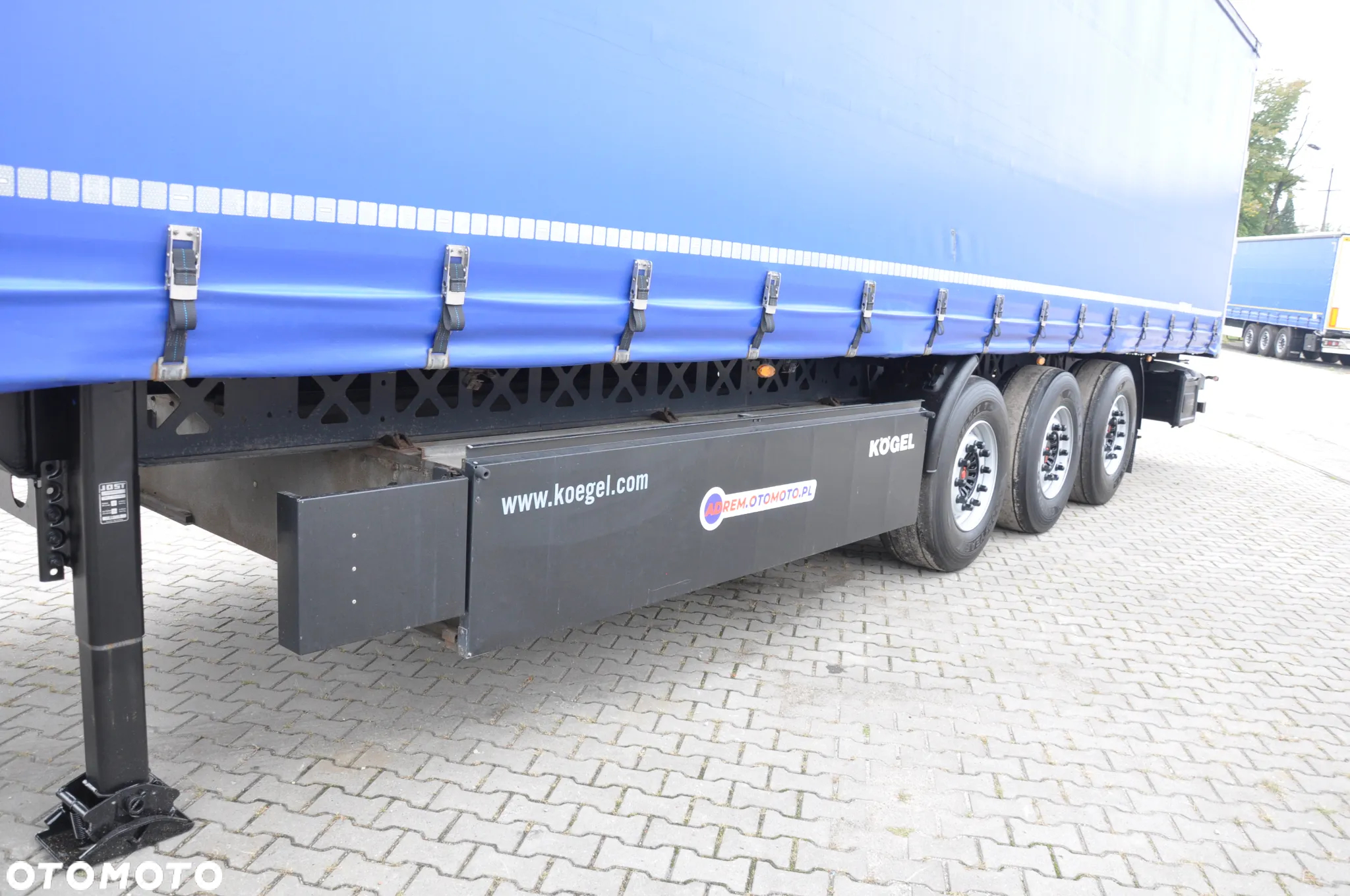 Kögel STANDARD LIGHT 5 720 kg SAF PODNOSZONA OŚ PODNOSZONY DACH KOSZ NA EP - 15