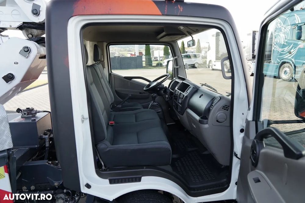 Nissan CABSTAR / ZWYŻKA 16,3 METRÓW / FRANCE ELEVATEUR /  BLIŹNIAK / UDŹWIG - 200 kg / 4 PODPORY / - 37
