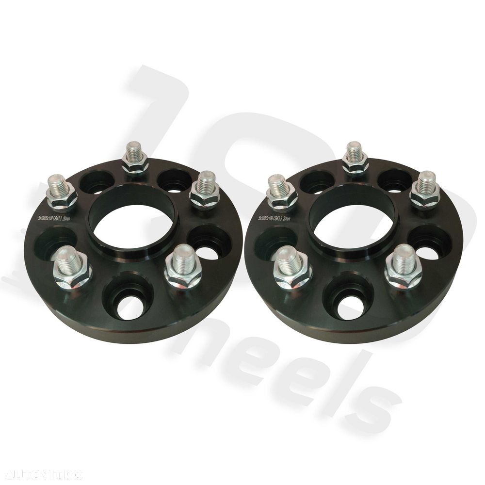 Flanse distantiere cu prindere dubla noi 5x108 pentru Ford si Jaguar - 2