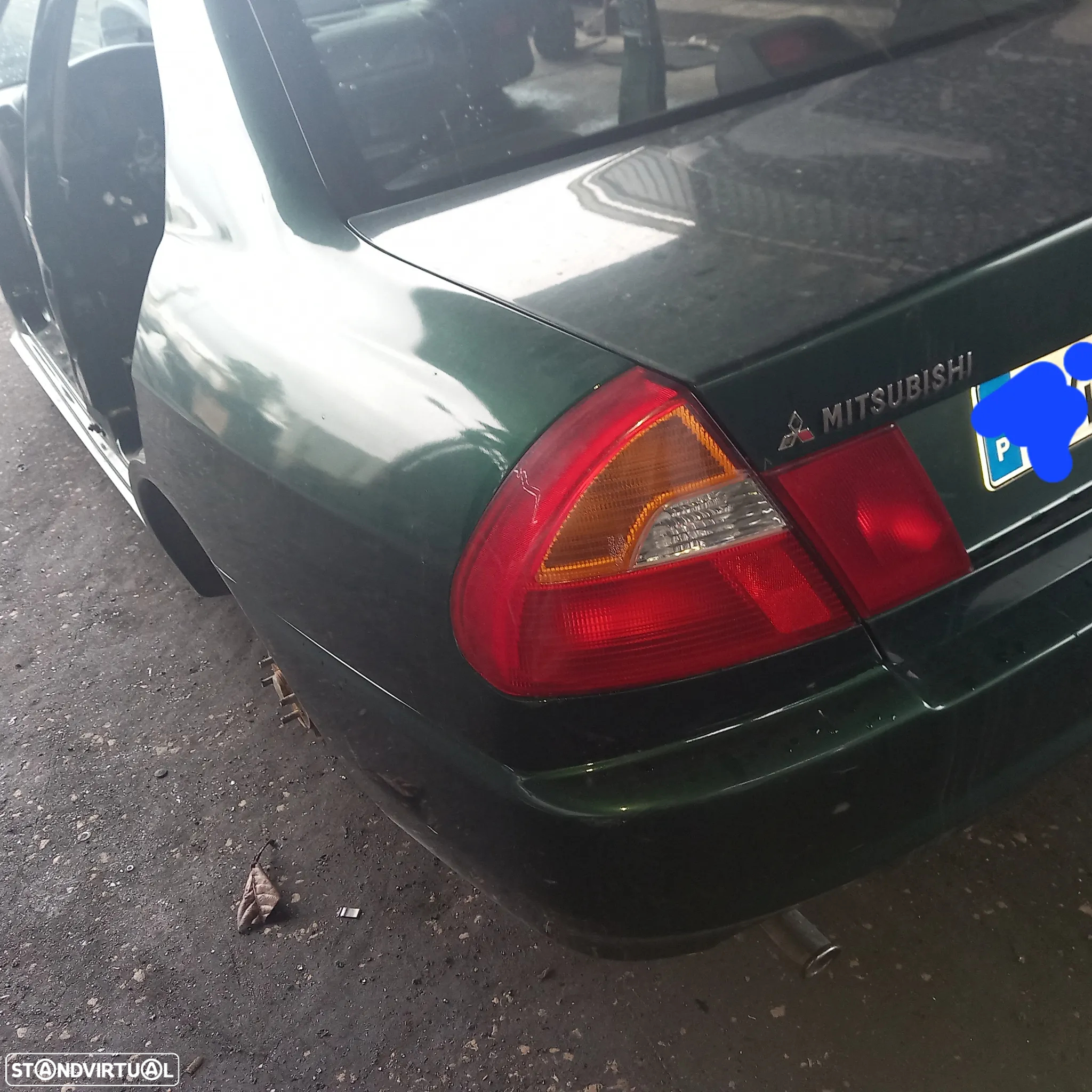 Mala para choques e farolins mitsubishi lancer - 2