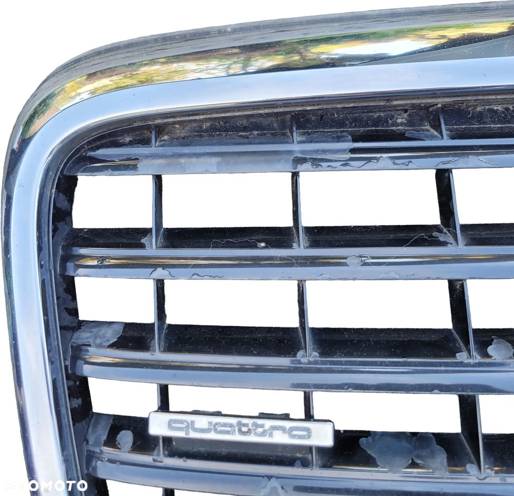 AUDI A6 C6 LIFT GRILL GRIL ATRAPA ZDERZAKA 4F0853651AN RADAR ACC BLACK - 5