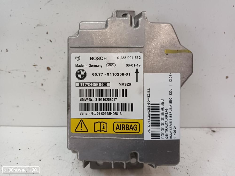 CENTRALINA DE AIRBAG BMW SERIE 3 BERLINA E90 - 1