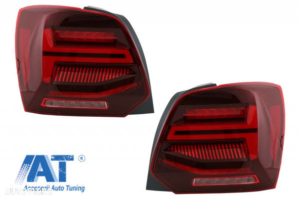 Stopuri Full LED compatibil cu VW POLO 6R 6C 61 (2011-2017) Semnal Dinamic Led Vento Look