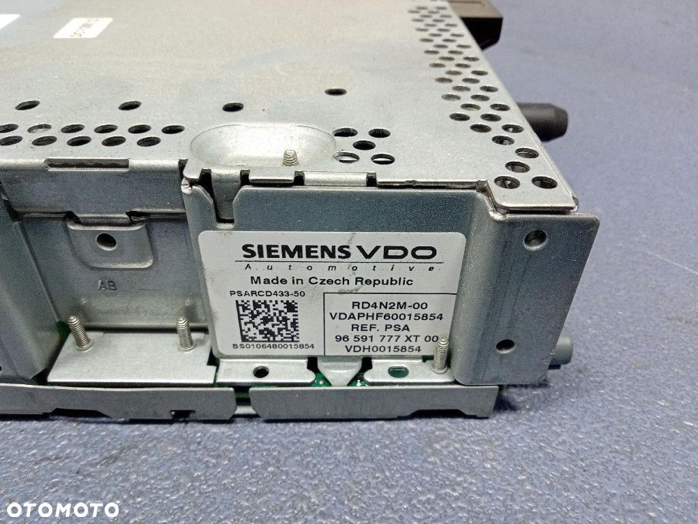 CITROEN C4 PICASSO I RADIO FABRYCZNE CD MP3 OEM 96591777XT - 3