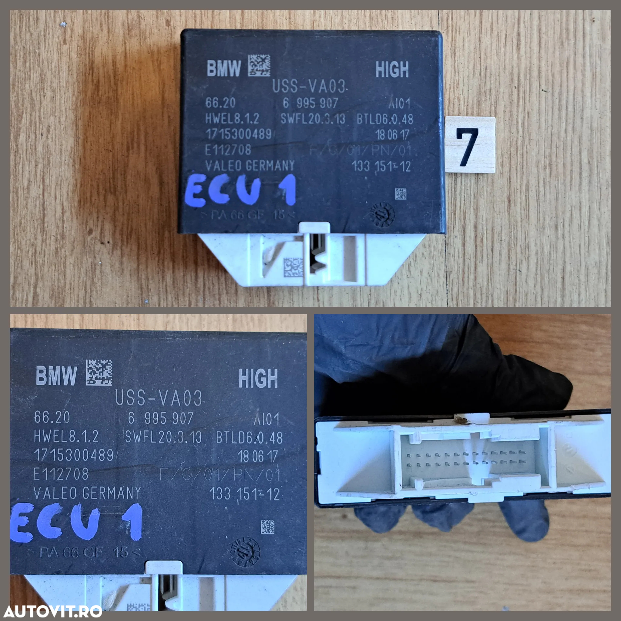 Calculator modul ECU FRM III modul camera marsarier modul camera 360 modul antena modul centura sth modul kafas modul pdc bmw f07 f26 f25 f30 f04 f10 f03 lci f02 lci g30 f98 - 8