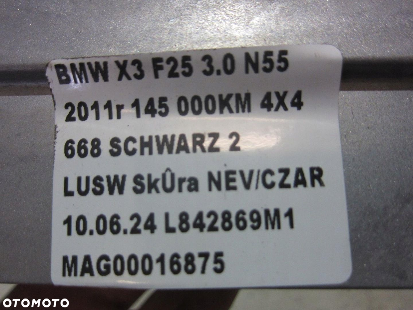 BMW X3 F25 WZMACNIACZ HIFI 9257121 65122622680 65129348411 65129257121 - 7