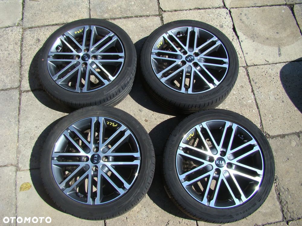 a22 4x100 Kia Rio Stonic 6,5Jx17 opony lato 205/45 R17 - 1