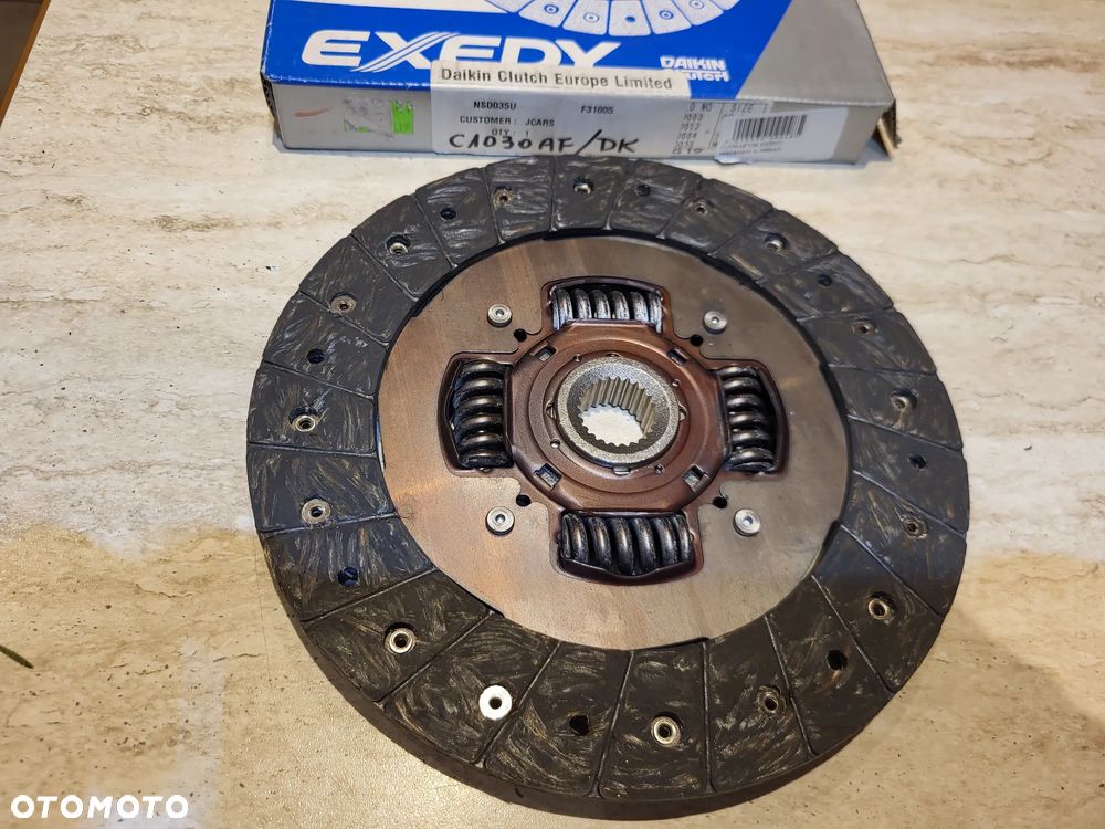 Tarcza sprzęgła (225mm  NISSAN LAUREL, PICK UP, PRAIRIE, PRAIRIE PRO, SILVIA, URVAN, VANETTE 1.8-2.5D 07.81-02.98 - 1