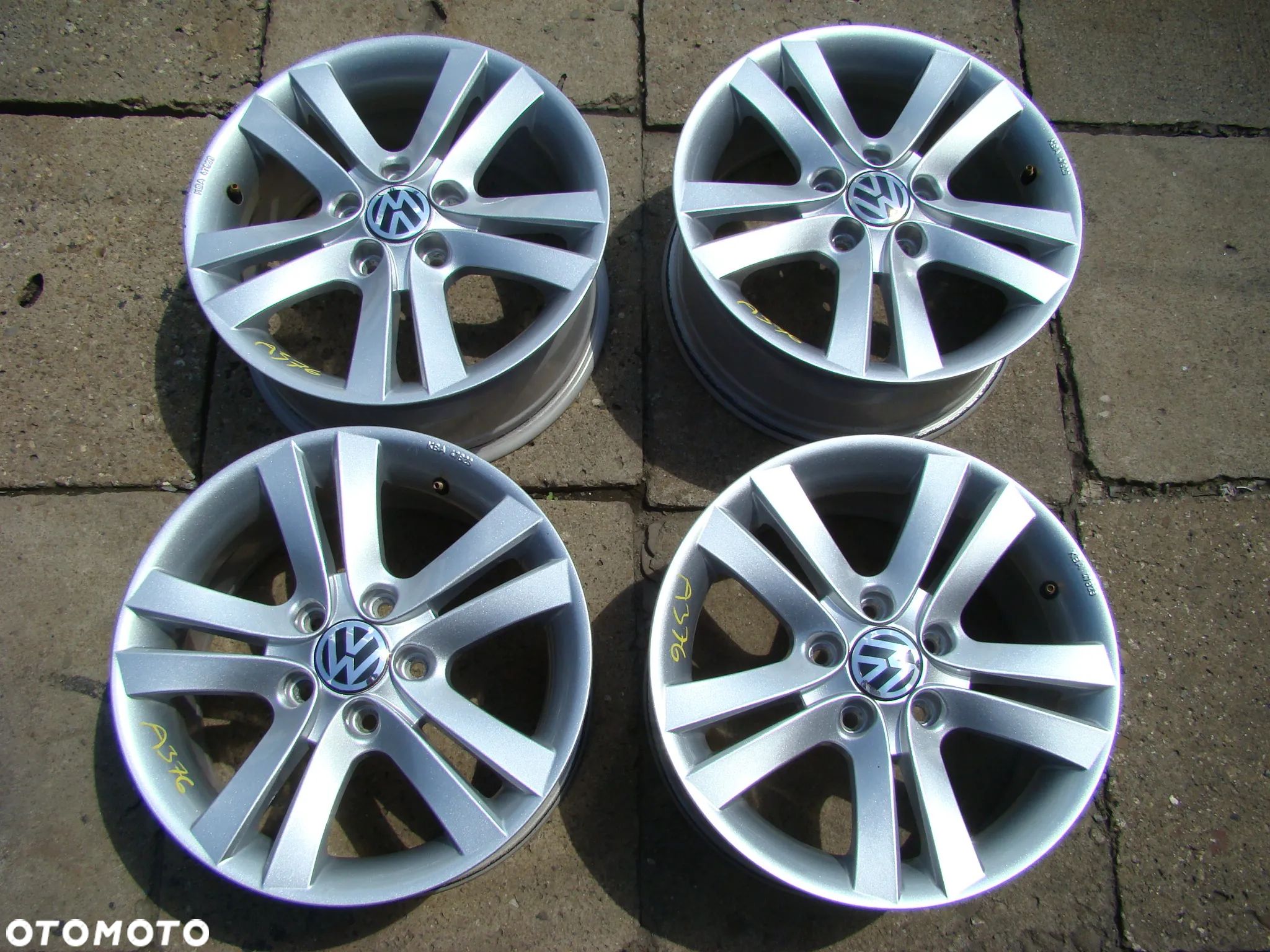 a376 5x112 VW Caddy Jetta Touran Golf V VI VII VIII SportsVan Passat B7 B6 7,5jx16 - 1