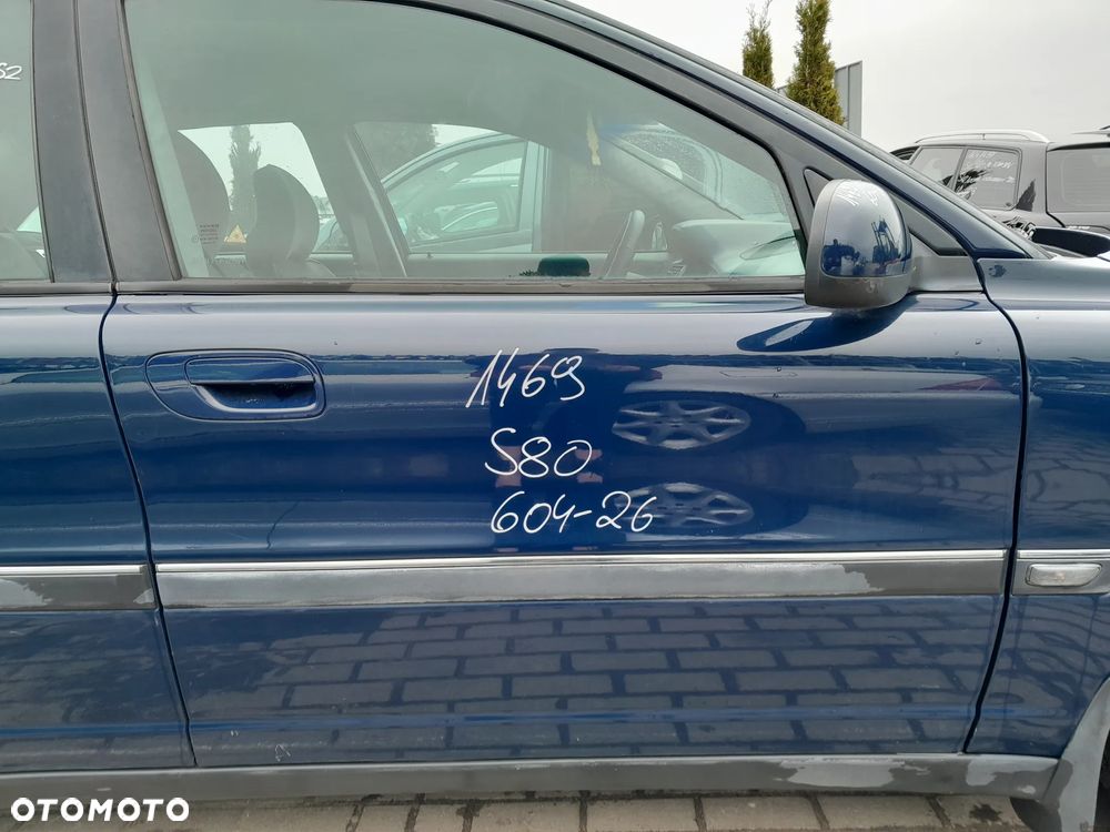 VOLVO S80 DRZWI PRAWE PRZEDNIE PRAWY PRZÓD KOLOR: 604-26