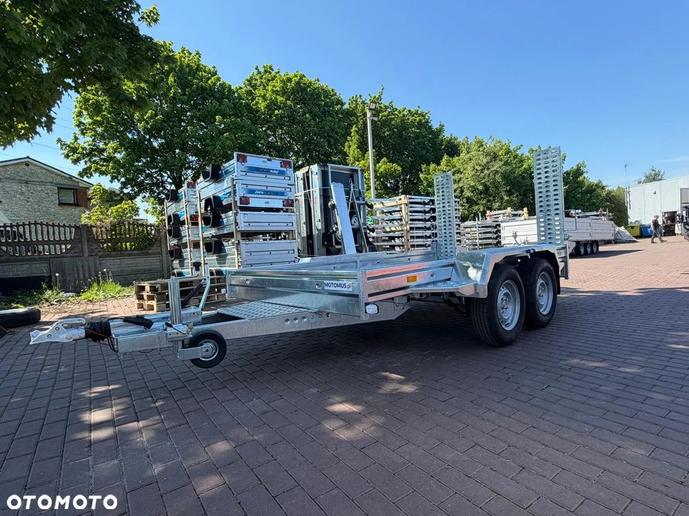 Niewiadów Przyczepa do przewozu sprzętu budowlanego Niewiadów K3535 Najazdy 355x185 cm 2 osie DMC 3500kg pod minikoparke walec dostawa pod dom - 5