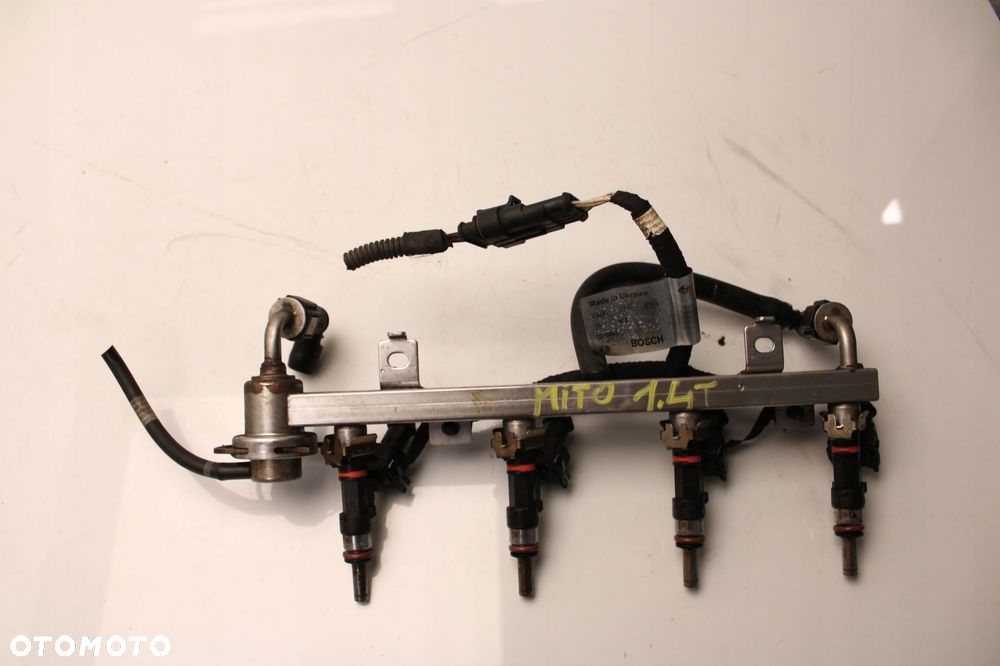 alfa romeo mito 1.4 t listwa wtryskowa wtryskiwacze komplet 0280158224 - 1