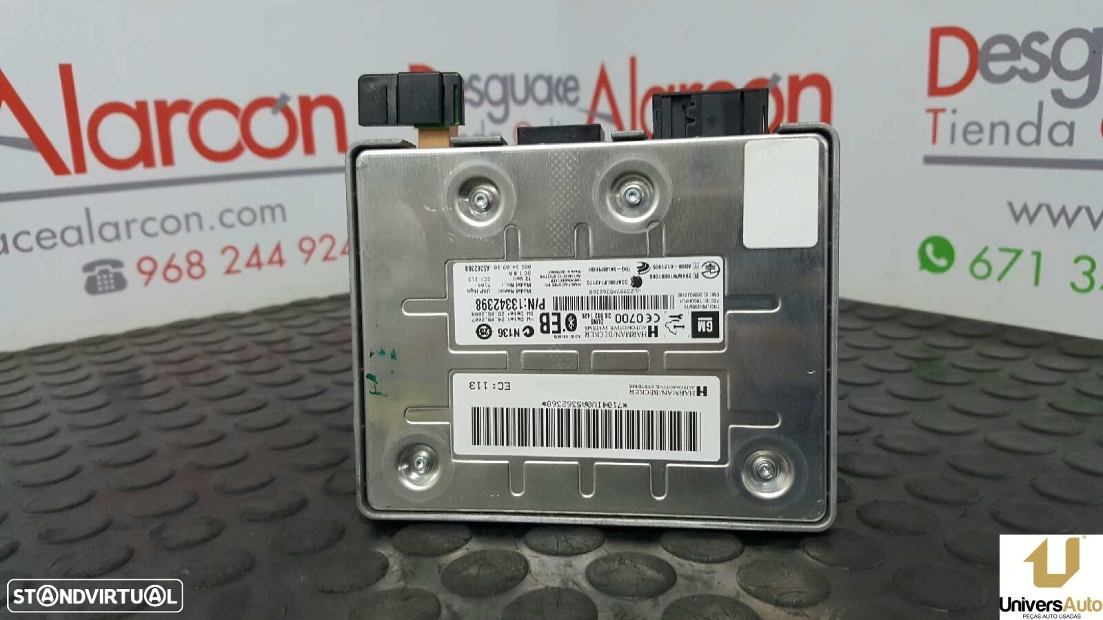 UNIDADE DE CONTROLE BLUETOOTH OPEL INSIGNIA BERLINA SPORT - 4