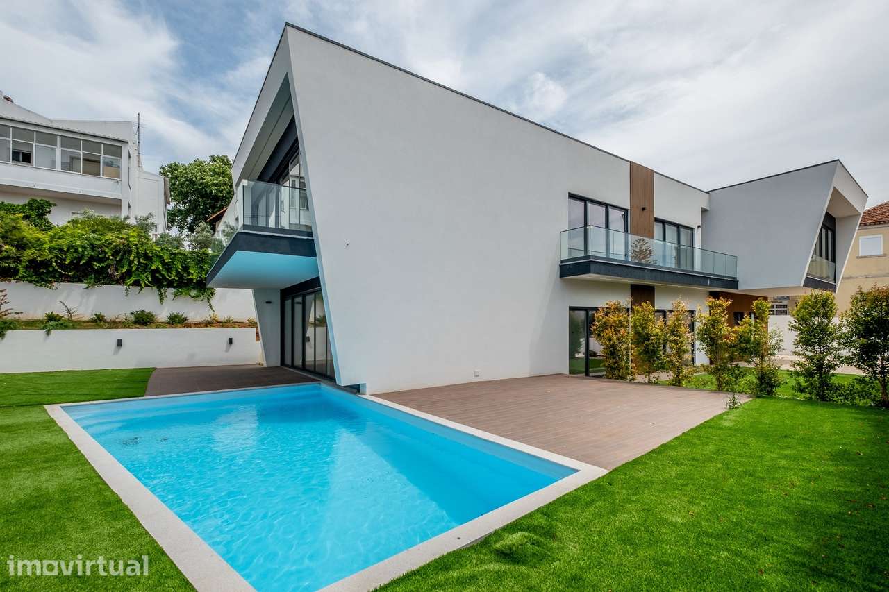 Moradia com piscina, a estrear, no centro da Parede, Cascais - Grande imagem: 5/60