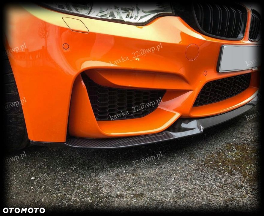 BMW 3 F80 F82 M3 DOKŁADKA ZDERZAKA PODKŁAD WZÓR CS - 10