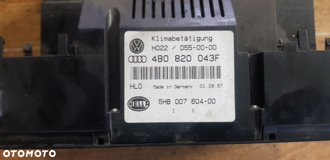 AUDI A6 C5 PANEL NAWIEWU KLIMATYZACJI  4B0820043F - 2