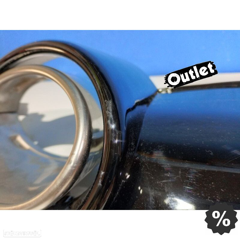 C011459C1 DIFUSOR TRASEIRO AUDI A7 15-18 LOOK RS7 PRETO BRILHANTE - 6