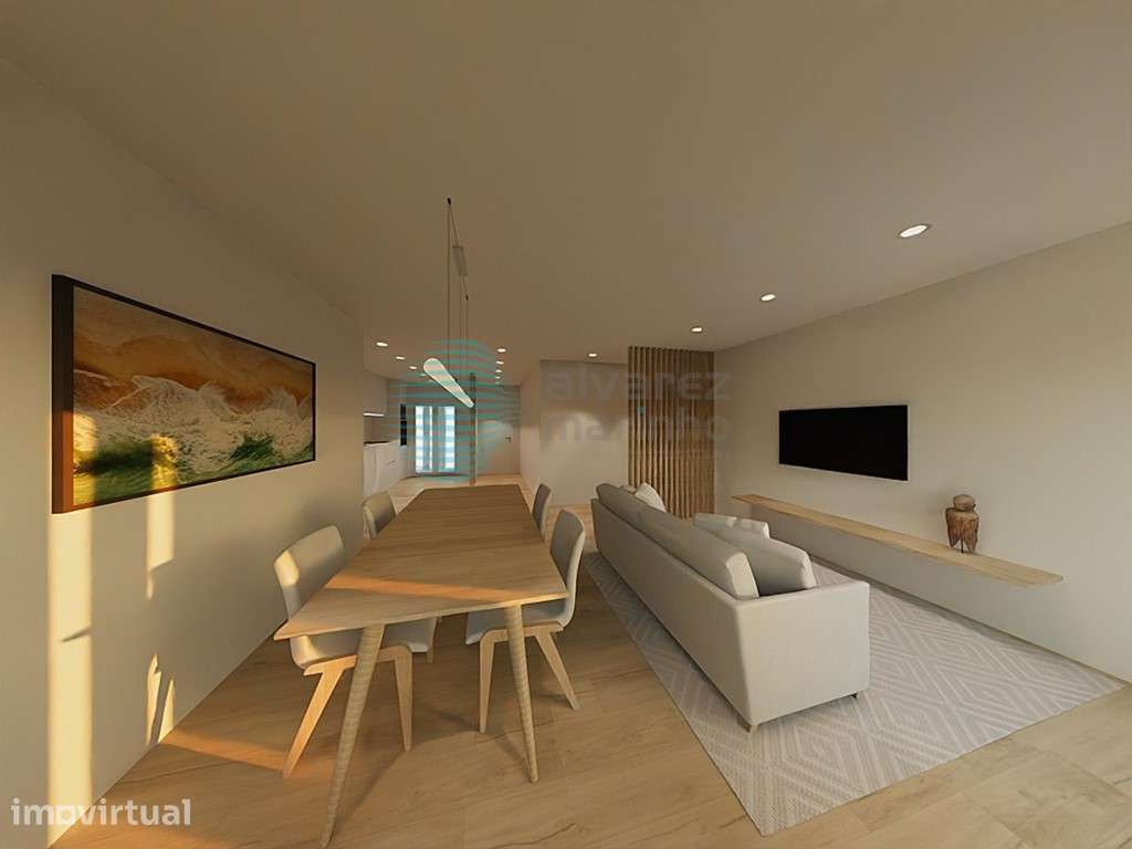 Apartamento T2+1 com Vista Mar, Garagem e Totalmente Remodelado - Grande imagem: 4/9