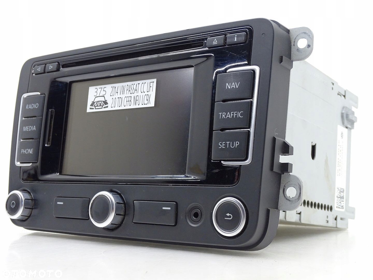 RADIO NAVI NAWIGACJA MMI MEDIA CD AUX VW PASSAT CC LIFT 3C8035279G - 1
