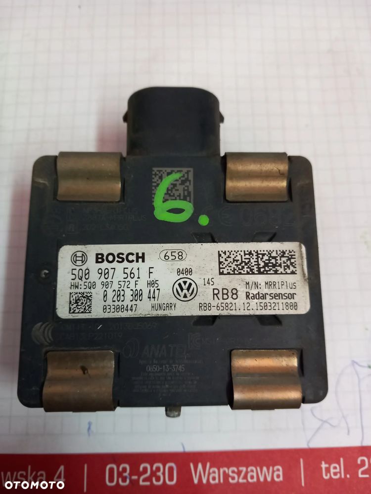 RADAR DISTRONIC ACC VW AUDI SEAT SKODA 5Q0907561F - 1