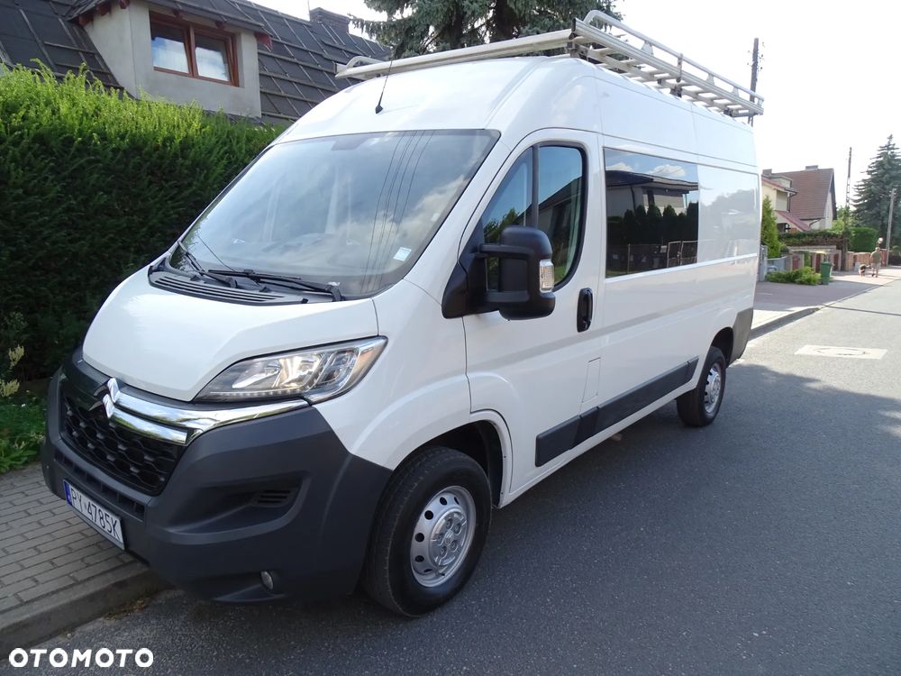 Citroën JUMPER 2,2 HDI-150 KONI ,KLIMATYZACJA . 6-OSÓB ,BRYGADÓWKA , PAKA 3,30 METRA. - 1
