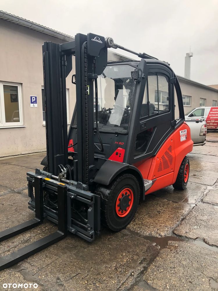 Linde [2021] WÓZEK WIDŁOWY LINDE H50D-600 diesel 5t/600mm - 4
