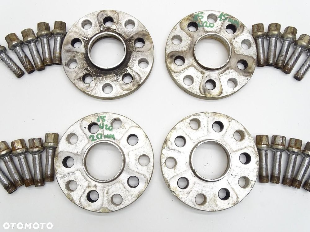 DYSTANSE DO KÓŁ 5X100/5X112 15MM 20MM + ŚRUBY AUDI A3 8V A1 8X POLO V - 3