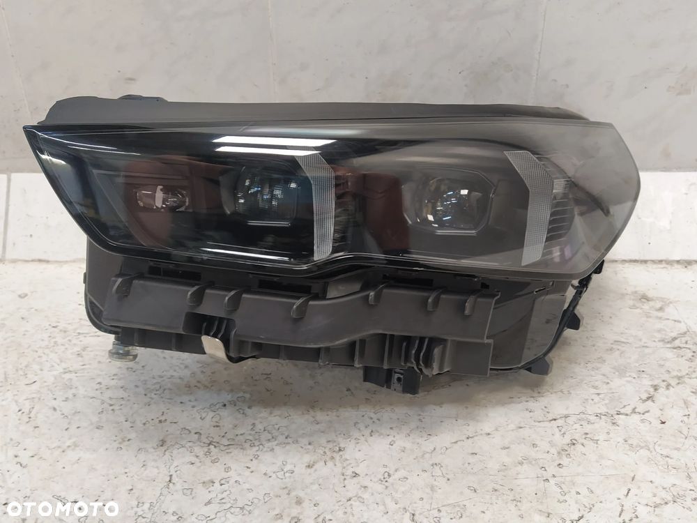 BMW 5 G60 G61 REFLEKTOR LAMPA PRZÓD PRZEDNIA LEWA FULL LED PRZETWORNICA KOMPLETNA BLACK ORYGINAŁ - 2
