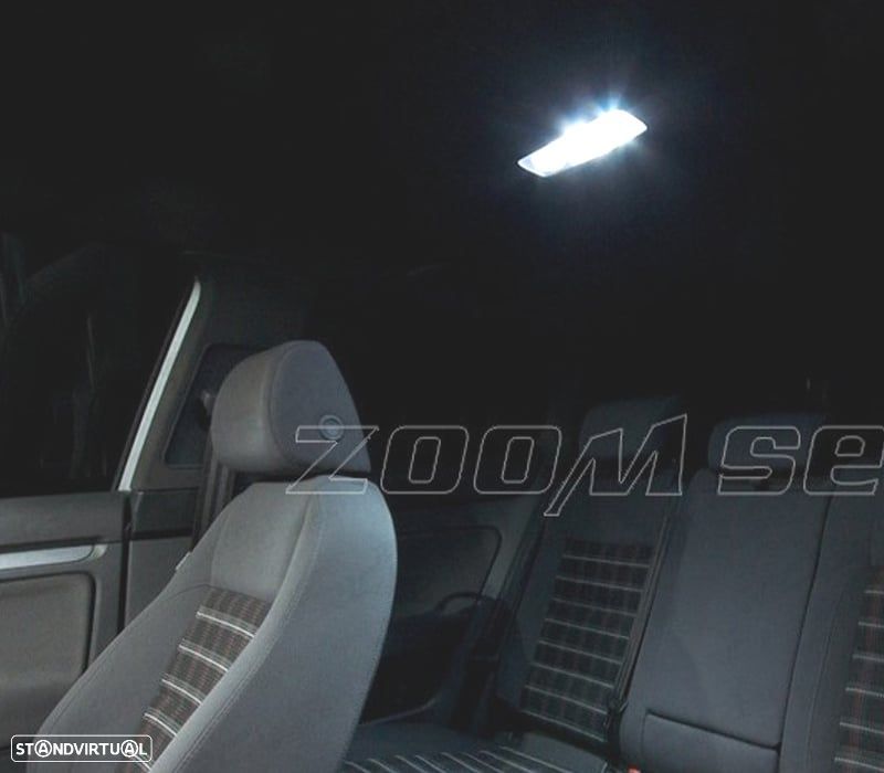 KIT COMPLETO 14 LAMPADAS LED INTERIOR PARA VOLKSWAGEN VW GOLF 5 ESTATE GOLF WAGON MK5 V 07-09 - 5