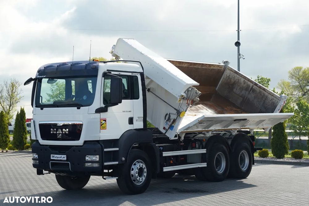 MAN TGS 33.360 / 6x4 / BASCULATOR / HIDRODECKER / MEILLER KIPPER / BORDMATIC / AUTOMAT / EURO 5 - 6