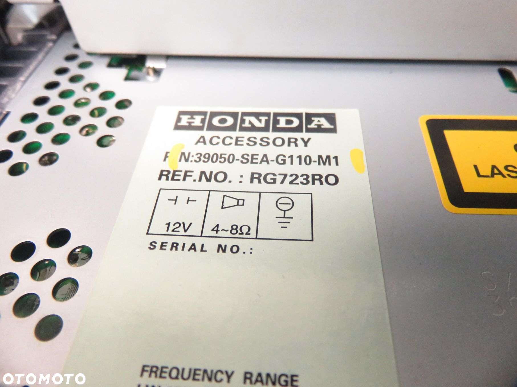 RADIO HONDA ACCORD VII 39050SEAG110M1 - 7