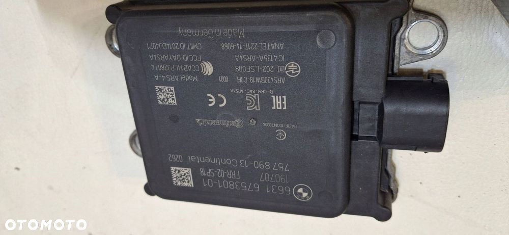 radar czujnik disctronic acc bmw 5 g30 x5 g05 6753801 - 5