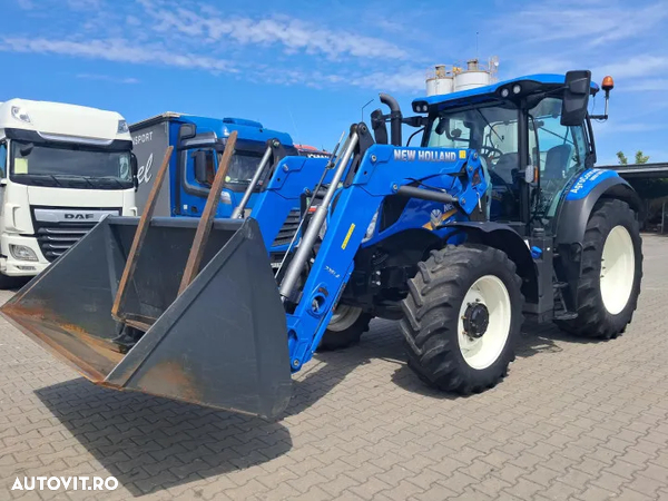 New Holland t6.160 ec s5 smart cu incarcator frontal 735la cupa robust m2.2/1.56s furca paleti 1600