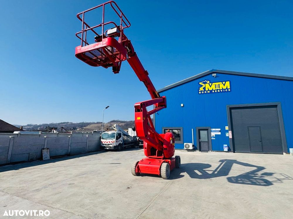 Manitou 150 AETJC Nacela electrica brat articulat 15 metri inchiriere Valcea Pitesti Bucuresti Craiova Slatina Tg Jiu Droberta Sibiu Deva Alba - 2