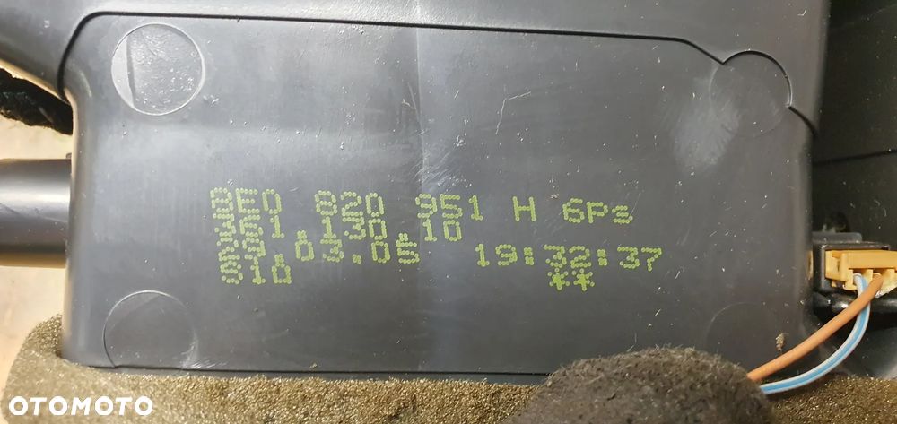 Kratka nawiewu powietrza środkowa Audi A4 B7 8E0820951H - 6