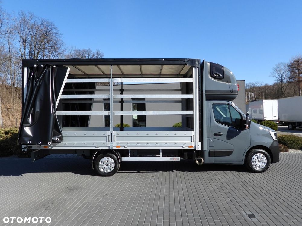 Renault MASTER PLANDEKA 10 PALET WEBASTO TEMPOMAT LEDY PNEUMATYKA KLIMATYZACJA  165KM - 9