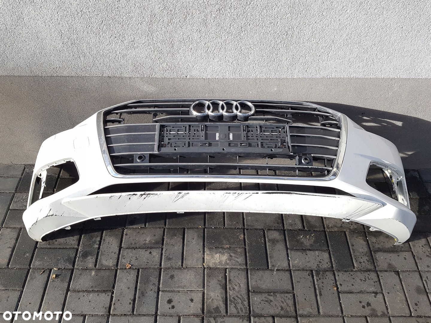 AUDI A6 C7 zderzak przód grill 4K0807437A - 3