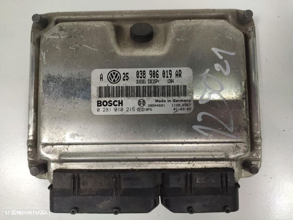 CENTRALINA MOTOR UCE VOLKSWAGEN GOLF IV VARIANT 2000 -038906019AR - 4