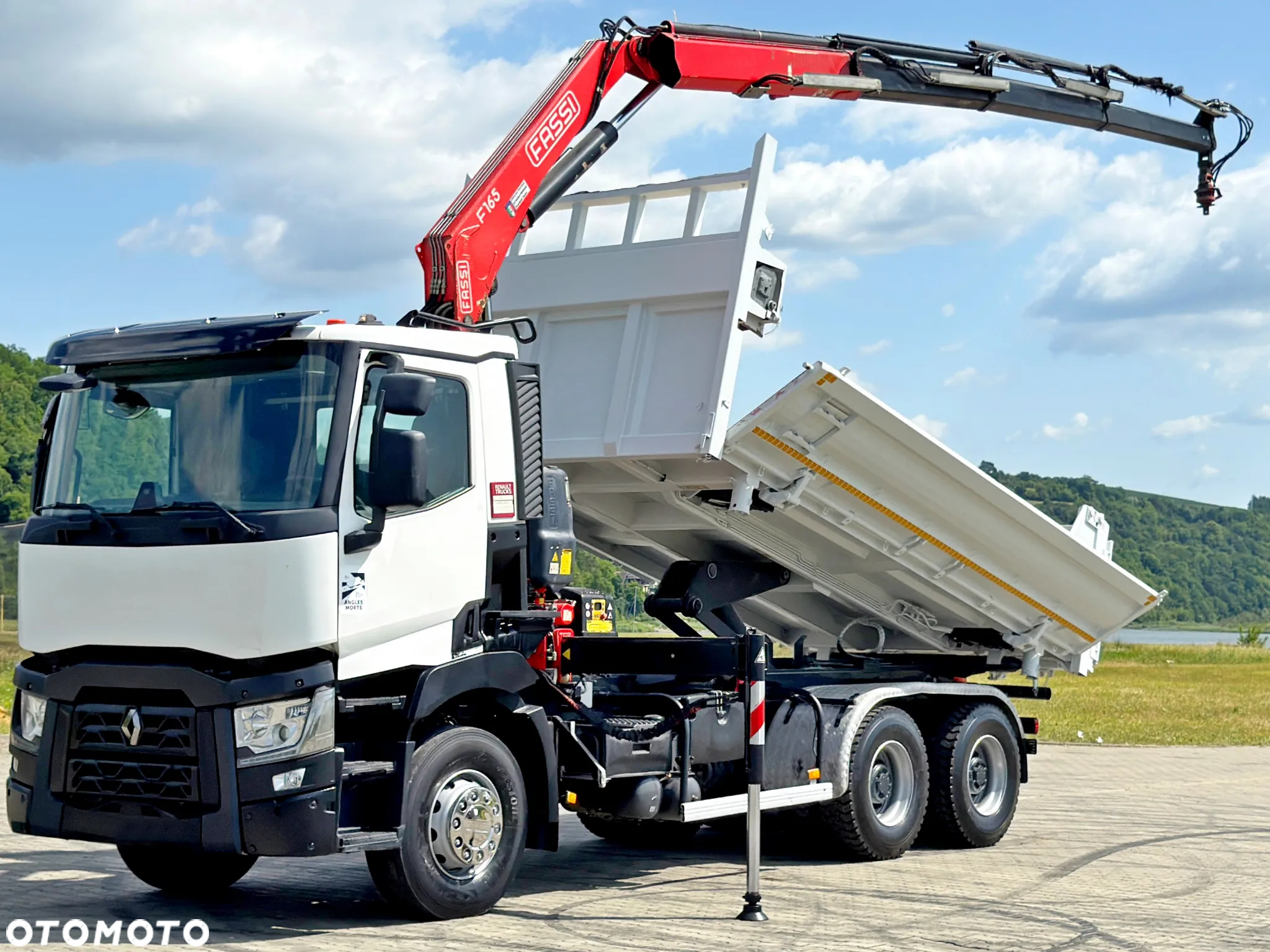 Renault C 430 * WYWROTKA 5,20 m * FASSI F165A.0.23 + PILOT / 6x4 - 3