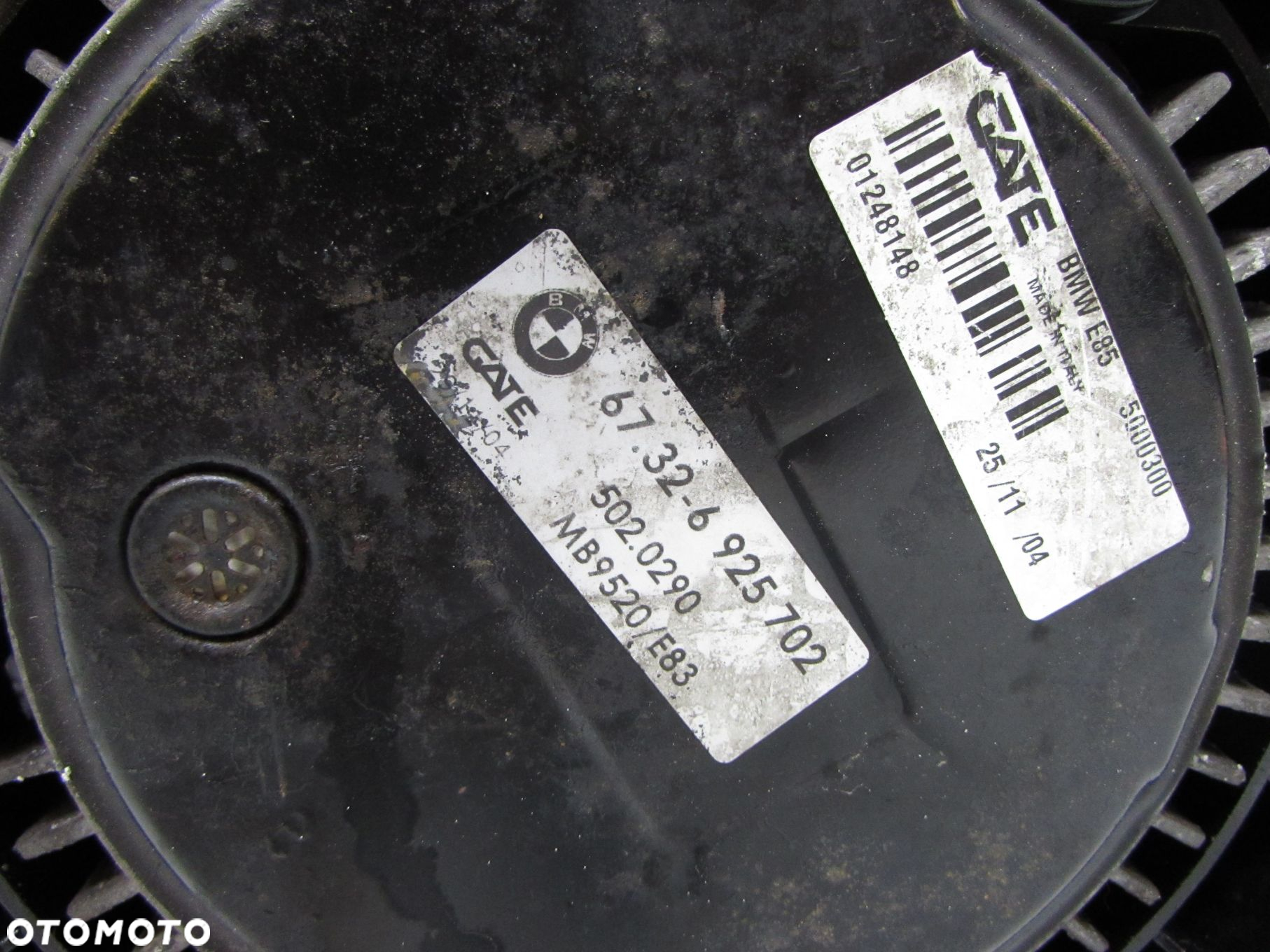 BMW X3 E83 2.0 D 06-10 CHLODNICE WENTYLATOR OBUDOWA 6732-6925702 7788136 - 6