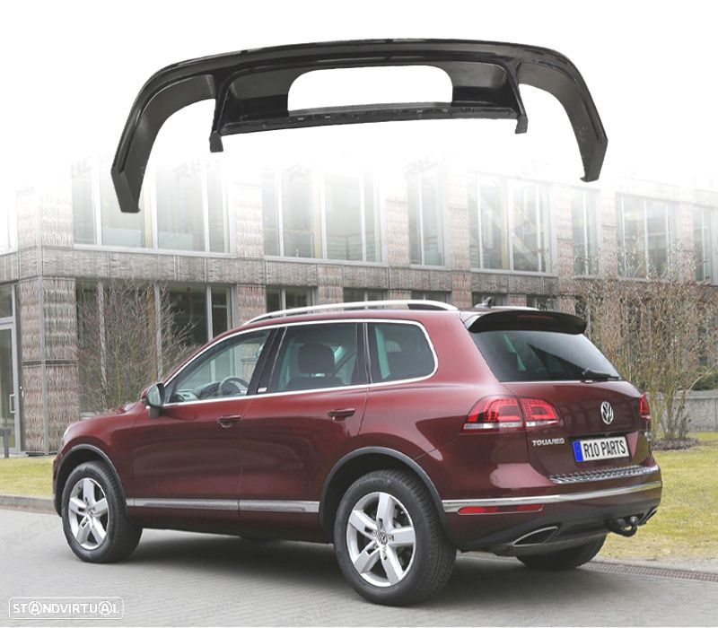 DIFUSOR VOLKSWAGEN VW TOUAREG 14-18 LOOK R LINE - 1