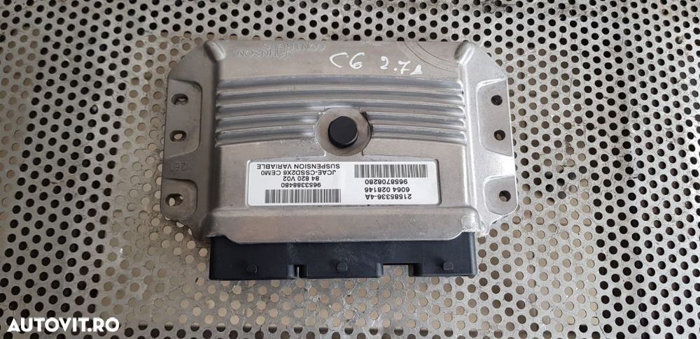 Calculator ECU Suspensie Citroen C6 2.7 Hdi An 2006-2012 Cod 9658708280 - 1