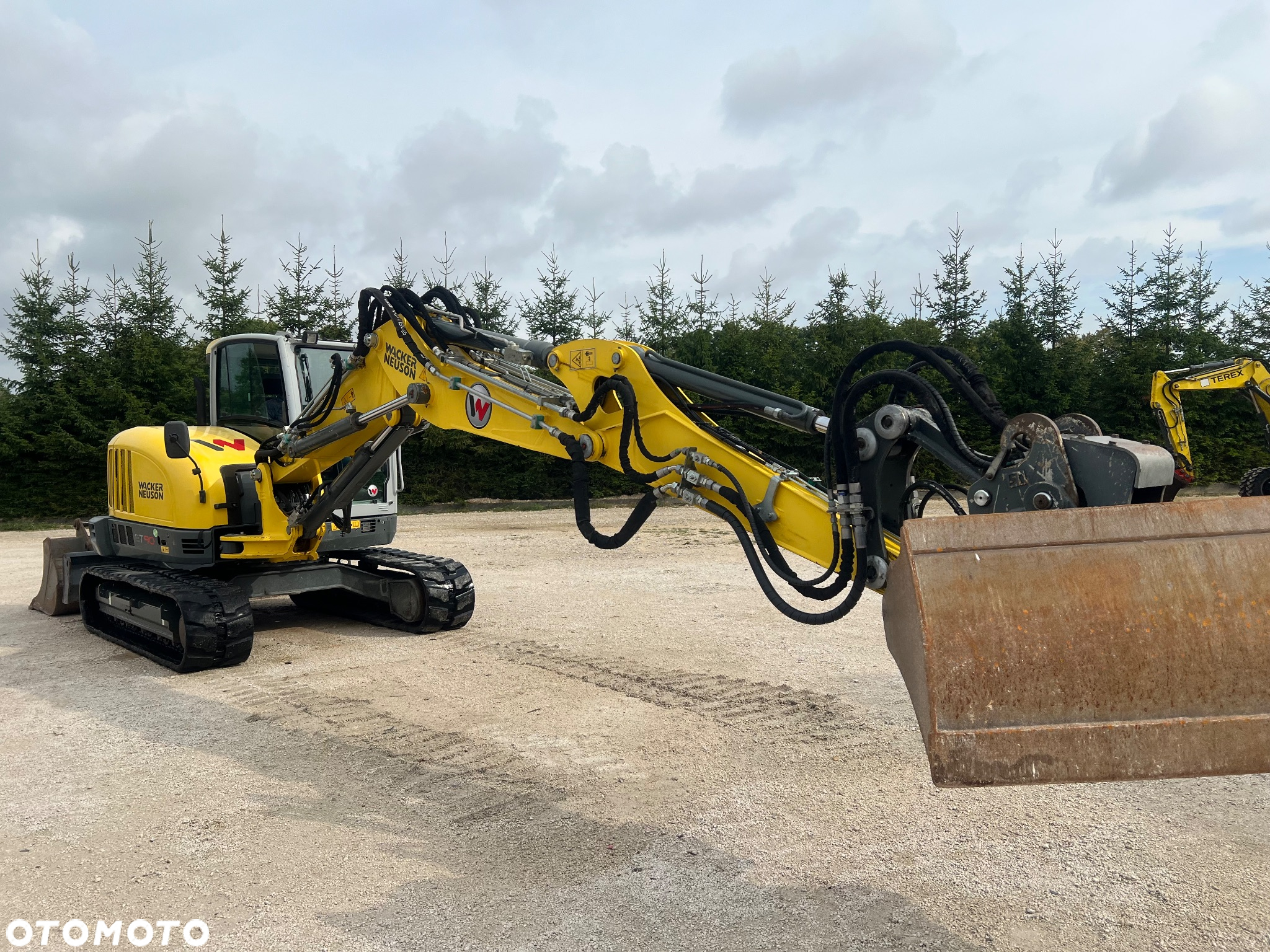Wacker Neuson Koparka gąsienicowa 3xRAMIE łamane Wacker Neuson Et 90 KLIMA Deutz hydrozłącze hydrauliczne Liebherr SW33 LIKUFIX SWA33 + pilot auto hydrauliki 3 x łyżki org Liebherr 9 ton ET90 gumowe gasiennice 1 wł Cat 308 Jcb Yanmar atlas TEREX Liebherr złącze - 9