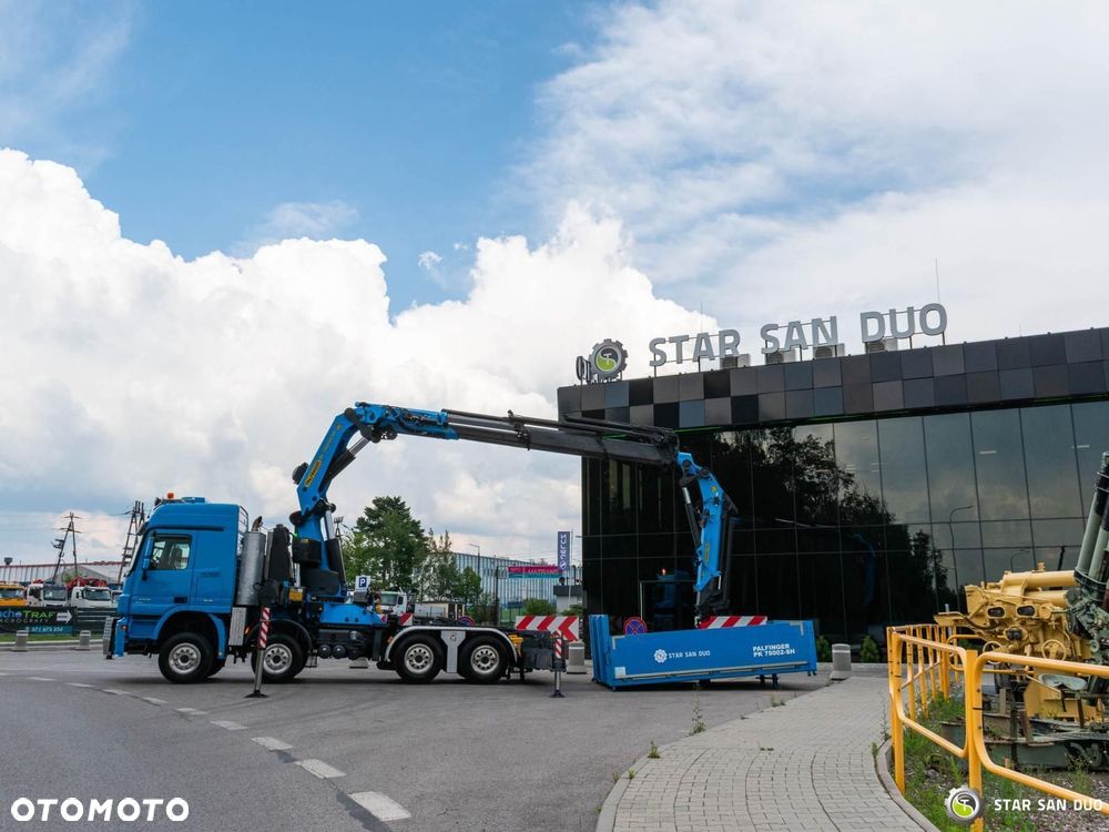 Mercedes-Benz ACTROS 4155 8x4 Palfinger PK 78002 SH HDS Fly Jib Wciągarka Siodło - 3