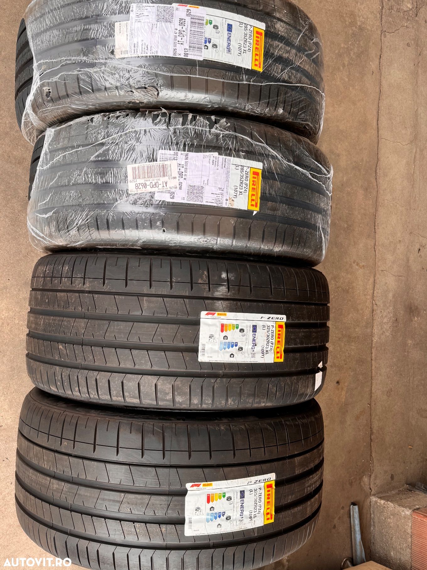Vând set anvelope 285/35/23-325/30/23 Pirelli de vară noi cu L - 1