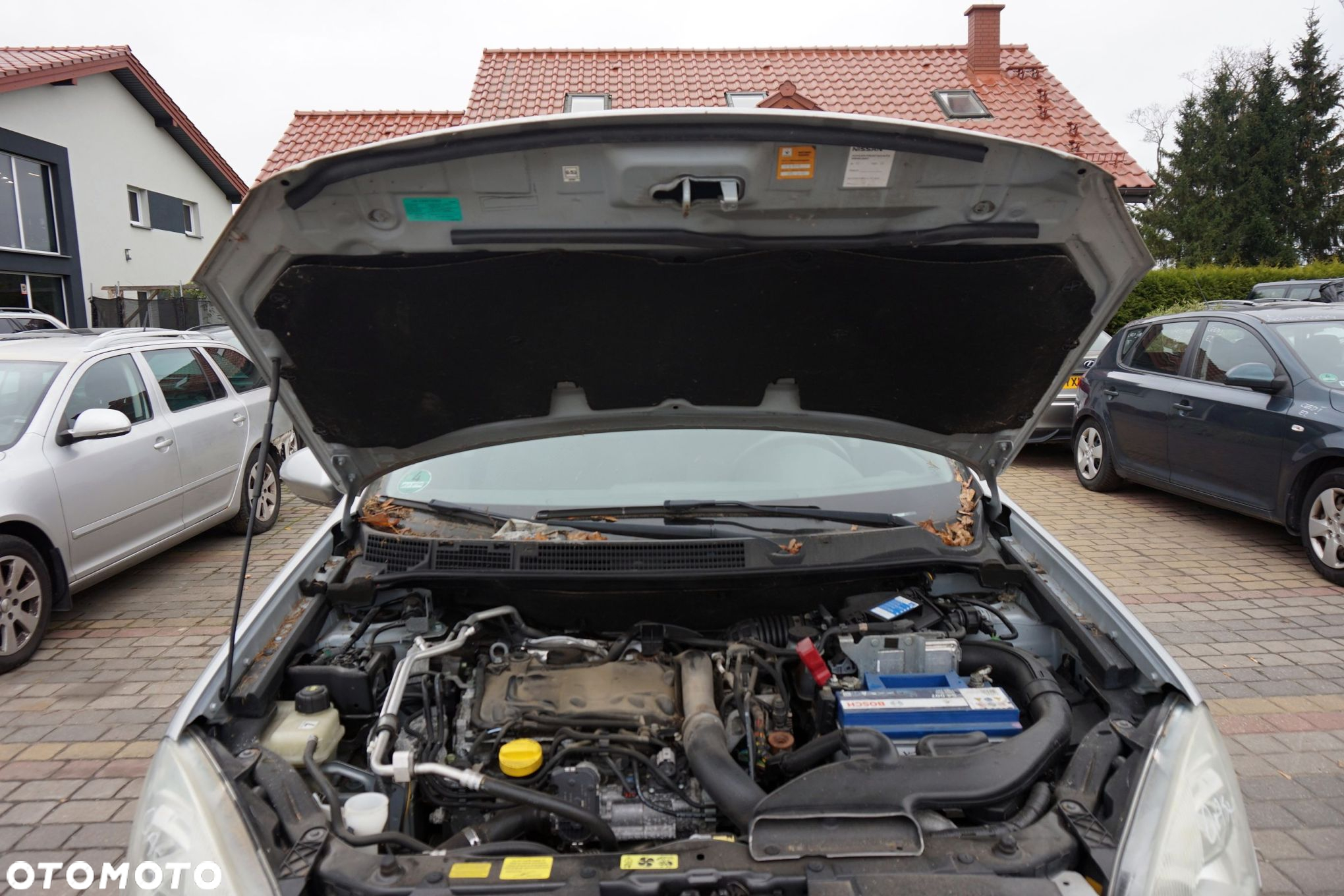 MASKA ZDERZAK BŁOTNIKI LAMPY QASHQAI+2 I J10 KY0  NISSAN 2008-2013 SREBRNY PRZÓD KOMPLETNY - 20
