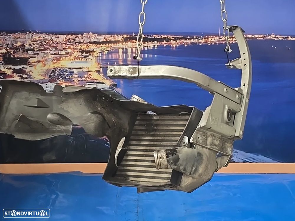 Conjunto Intercooler + Suporte + Resguardo ORIGINAIS para Audi A8 D3 4E (2003–2010) Lado Esquerdo - 2